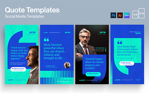 Quote Social Media Template, a Social Media Template by BrandPacks
