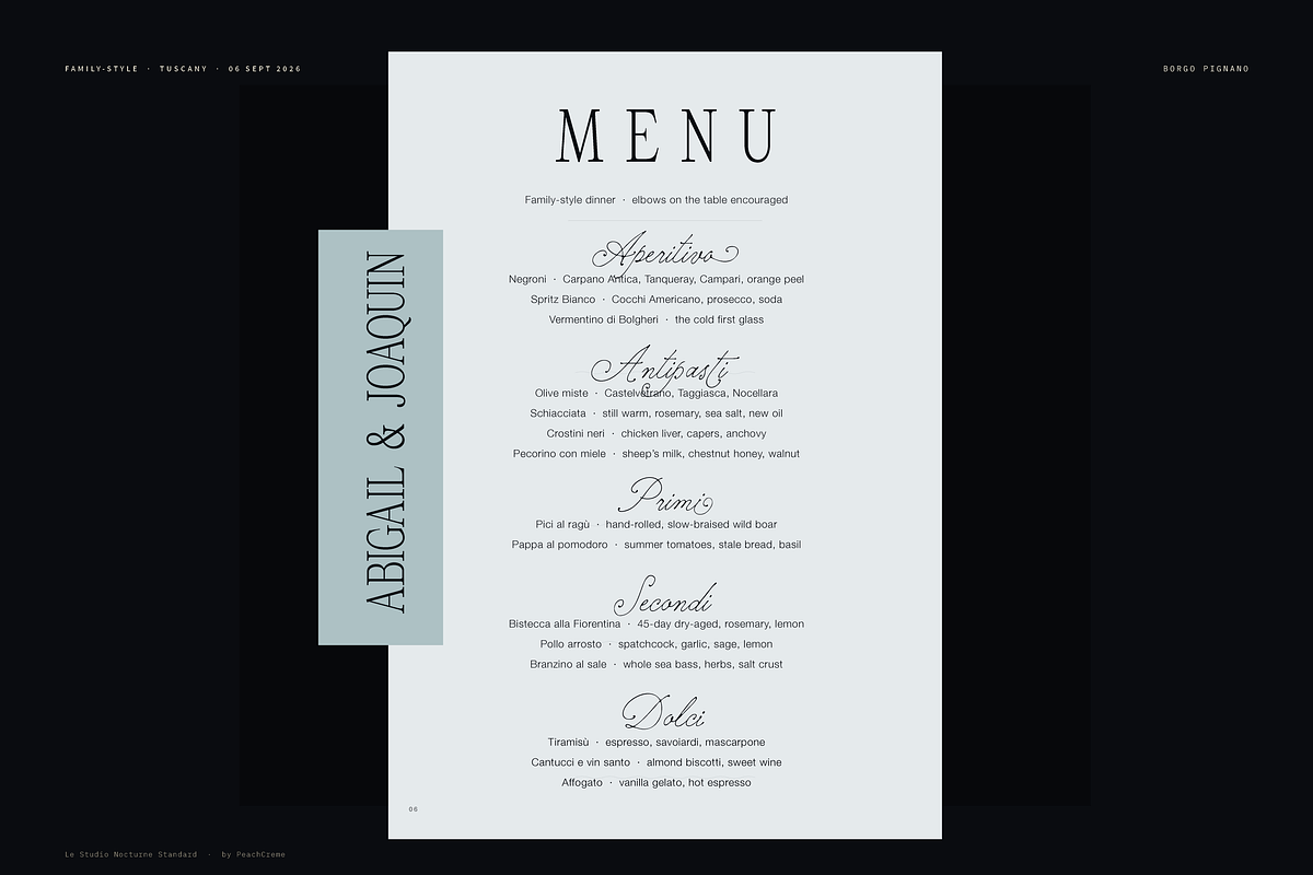 Le Studio Nocturne // Nostalgic Set, a Handwritten Font by PeachCreme (Photo 4 of 17)