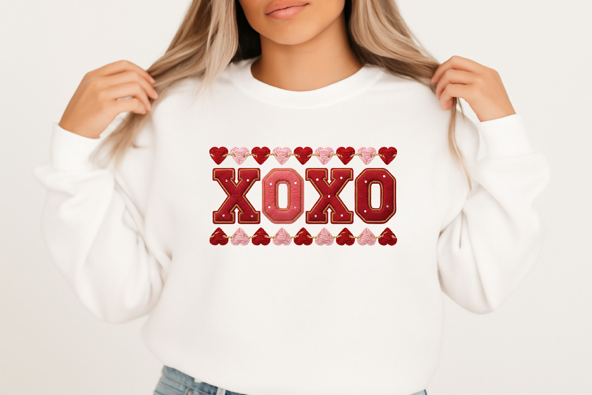 XOXO Yarn Png, Valentine's Day Png, an Illustration by Designking (Photo 4 of 6)