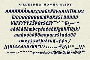 Killebrew Homer Bold Athletic Type