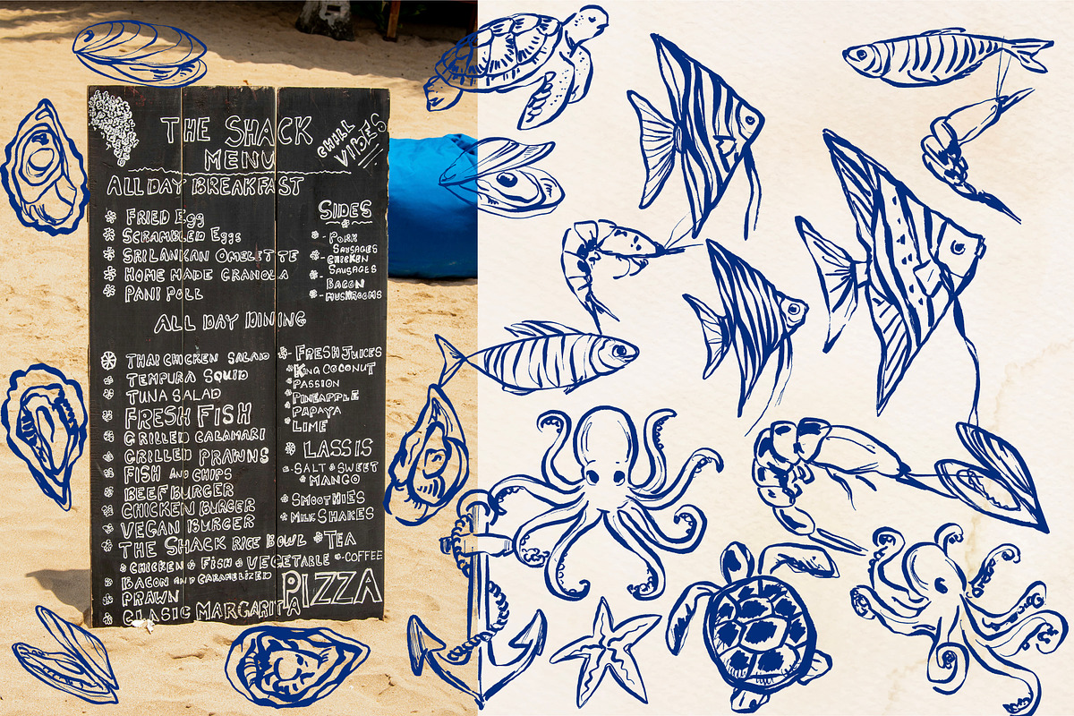 Whimsical Mediterranean Summer, a Decorative Illustration by HabitusDesigns (Photo 3 of 14)