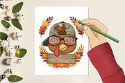 Custom Camo Turkey Boy Thanksgiving, an Illustration by designcity5 (Thumbnail 5 of 8)