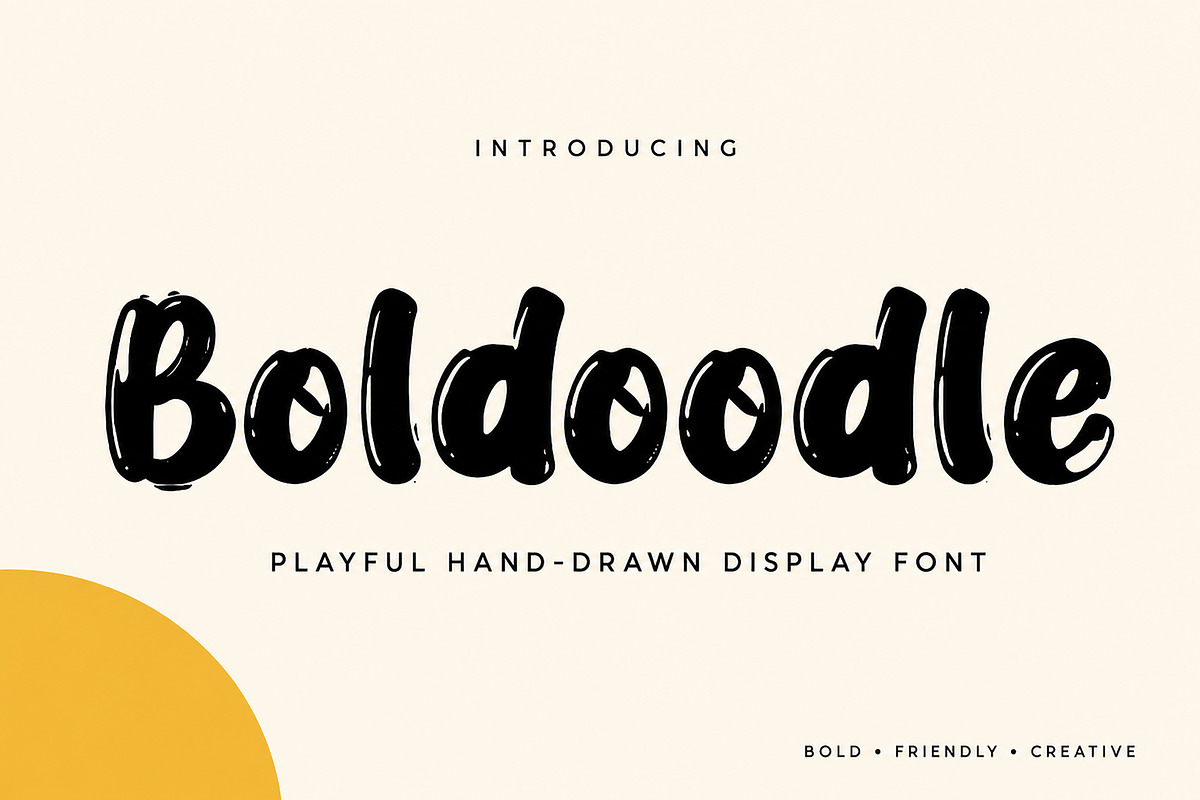 Boldoodle, a Script Font by Wow Magic (Photo 1 of 5)