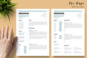 Simple Resume Bundle - Arianna, a Resume Template by Templates Design Co. (Thumbnail 3 of 17)