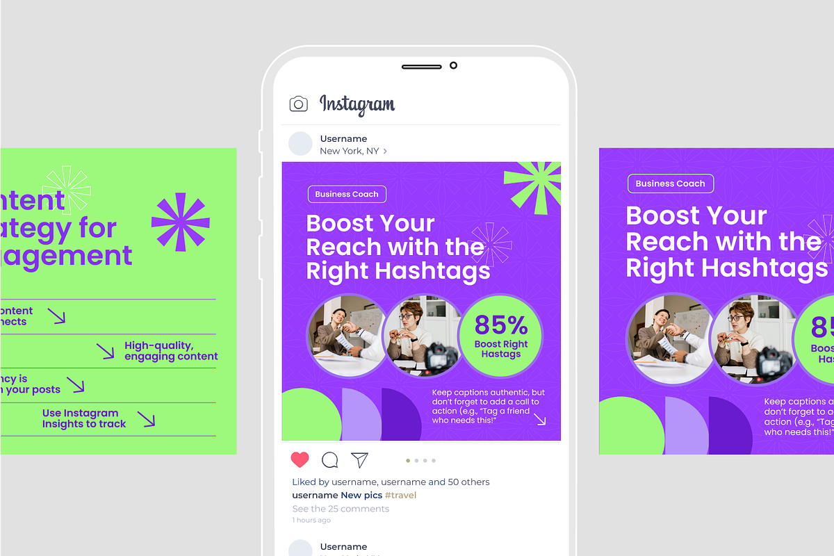 Creative Business Instagram Post, a Social Media Template by SquidPixey (Photo 2 of 6)