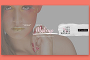 Makeup Youtube Banners, a Social Media Template by RussGFX (Thumbnail 4 of 7)