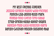 Brother Happyland - Fun Cute Font, a Sans Serif Font by Airotype (Thumbnail 6 of 11)