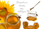 Honey Bee - Watercolor Breakfast, an Illustration by NNclipart (Thumbnail 4 of 8)