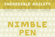 NimblePen, a Font by Satchel & Sage (Thumbnail 2 of 5)