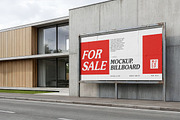 Real Estate House Billboard Mockup, an Advertising Mockup by smishura (Thumbnail 1 of 3)
