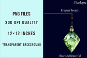 Green Christmas Balls Clipart Bundle, an Illustration by SinaCreation (Thumbnail 6 of 7)