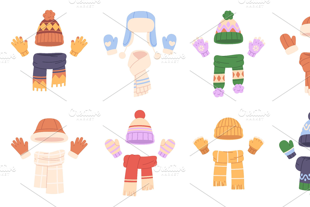 Winter cozy accessories. Stylish, an Object Illustration by LadadikArt (Photo 3 of 3)