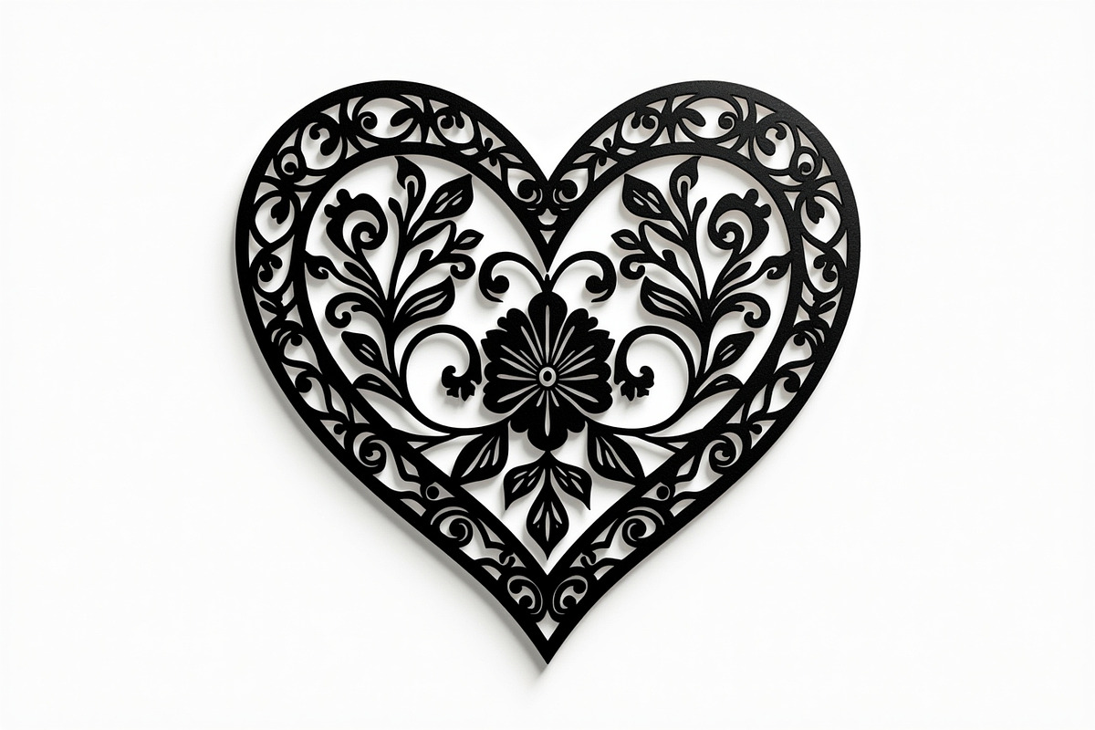 Layered Heart Mandala with Floral, an Illustration by Amazin_art (Photo 14 of 16)