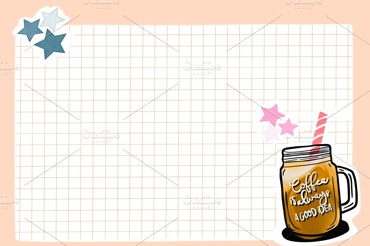 Grid Note, a Stationery Template by ⭐️  Little Star ⭐️ (Photo 2 of 2)