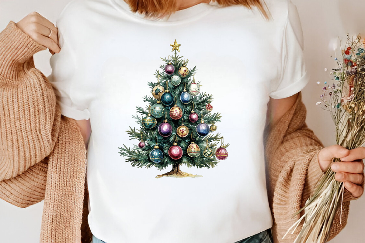 Retro 50s Christmas Clipart, an Illustration by Canvas Craft (Photo 5 of 8)