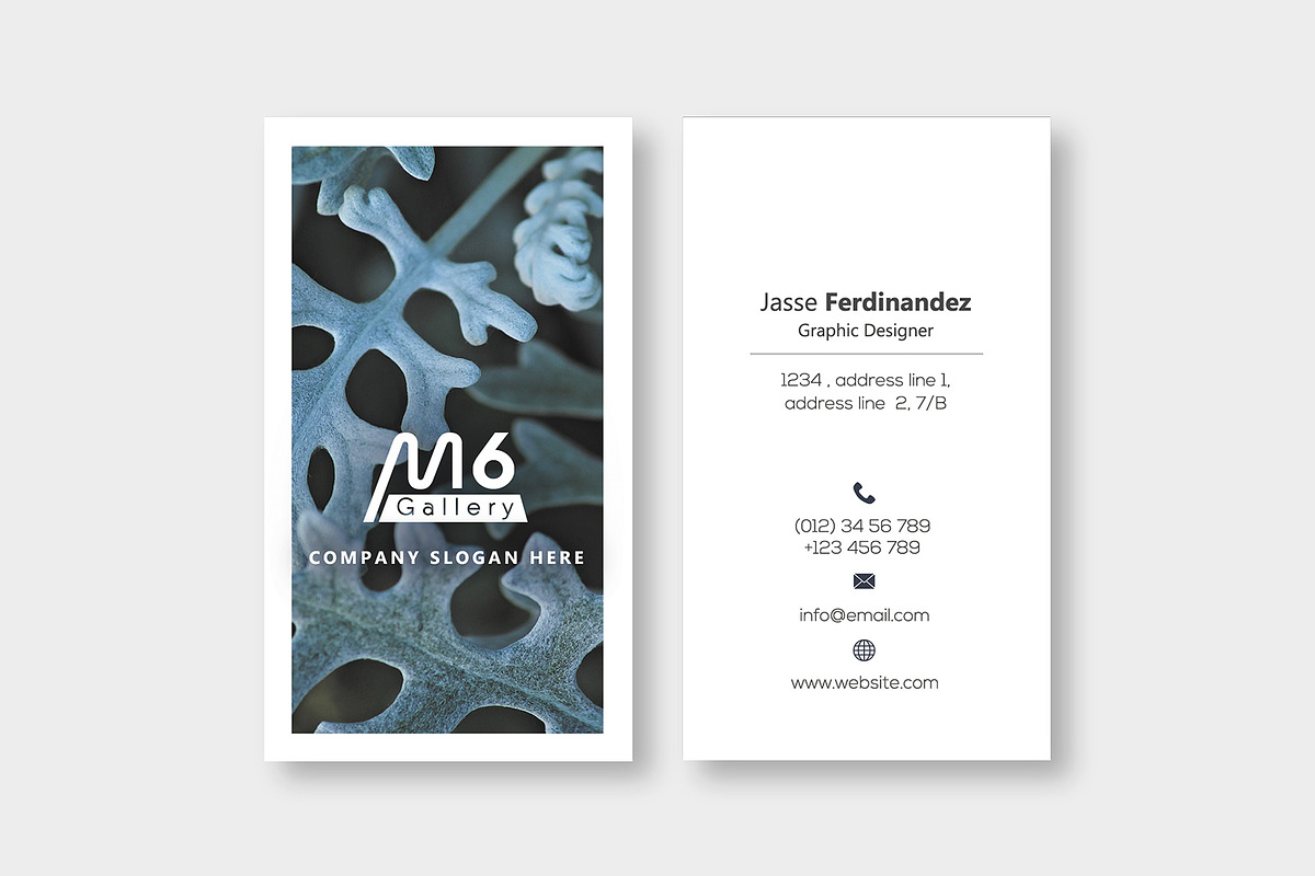 Nature Business Card Template- S50, a Business Card Template by M6 Gallery (Photo 2 of 5)