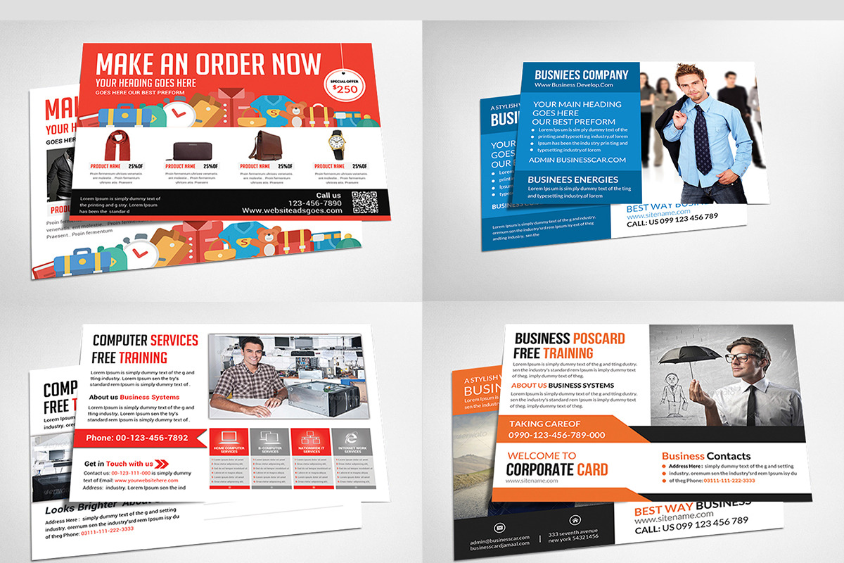 Bundle 50Corporate Flyer 20 PostCard, a Flyer Template by AfzaalGraphics (Photo 7 of 9)