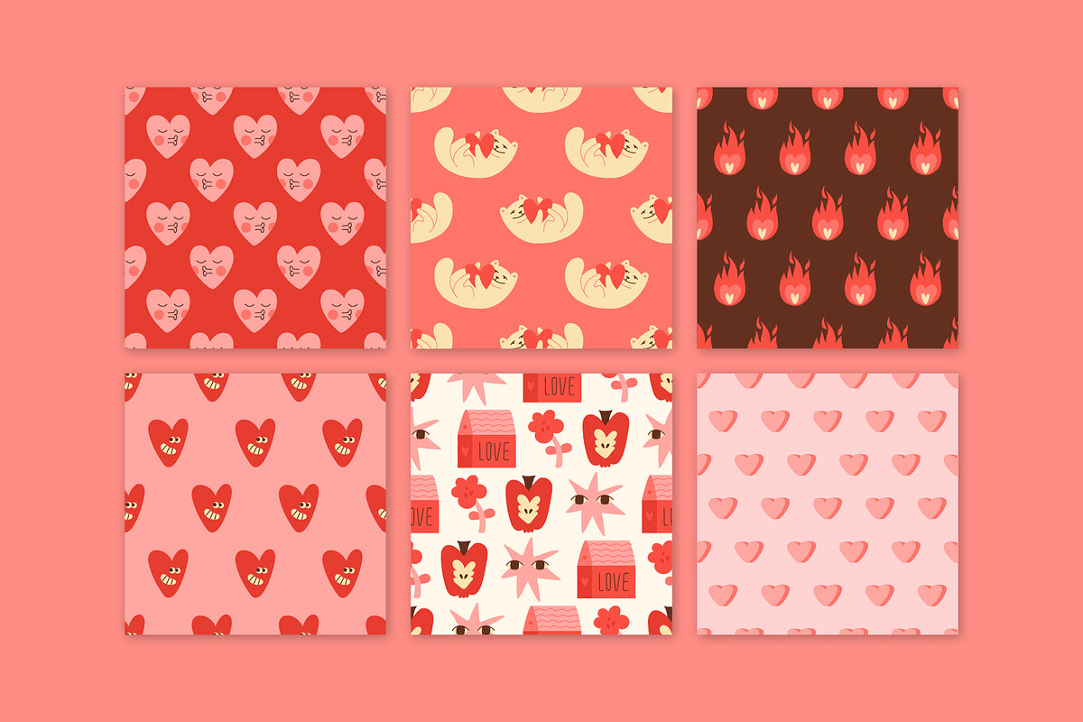 LOVE | Graphic collection, an Illustration by katieromanoff_art (Photo 7 of 13)