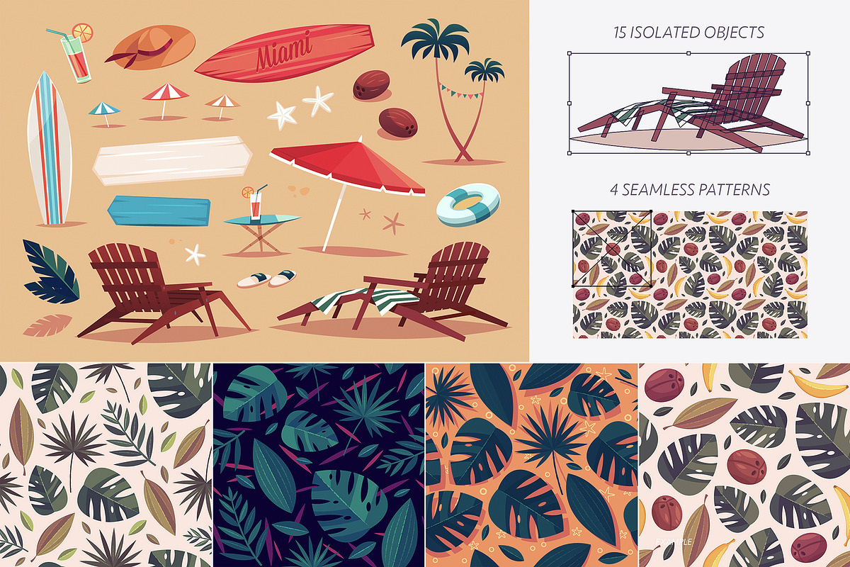 ALOHA Vector Graphics, a Background Graphic by Darumo Shop (Photo 5 of 8)