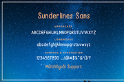 Sunderlines - Script and Sanserif, a Script Font by Java pep (Thumbnail 10 of 10)