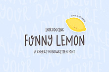 Funny Lemon Handwritten Font