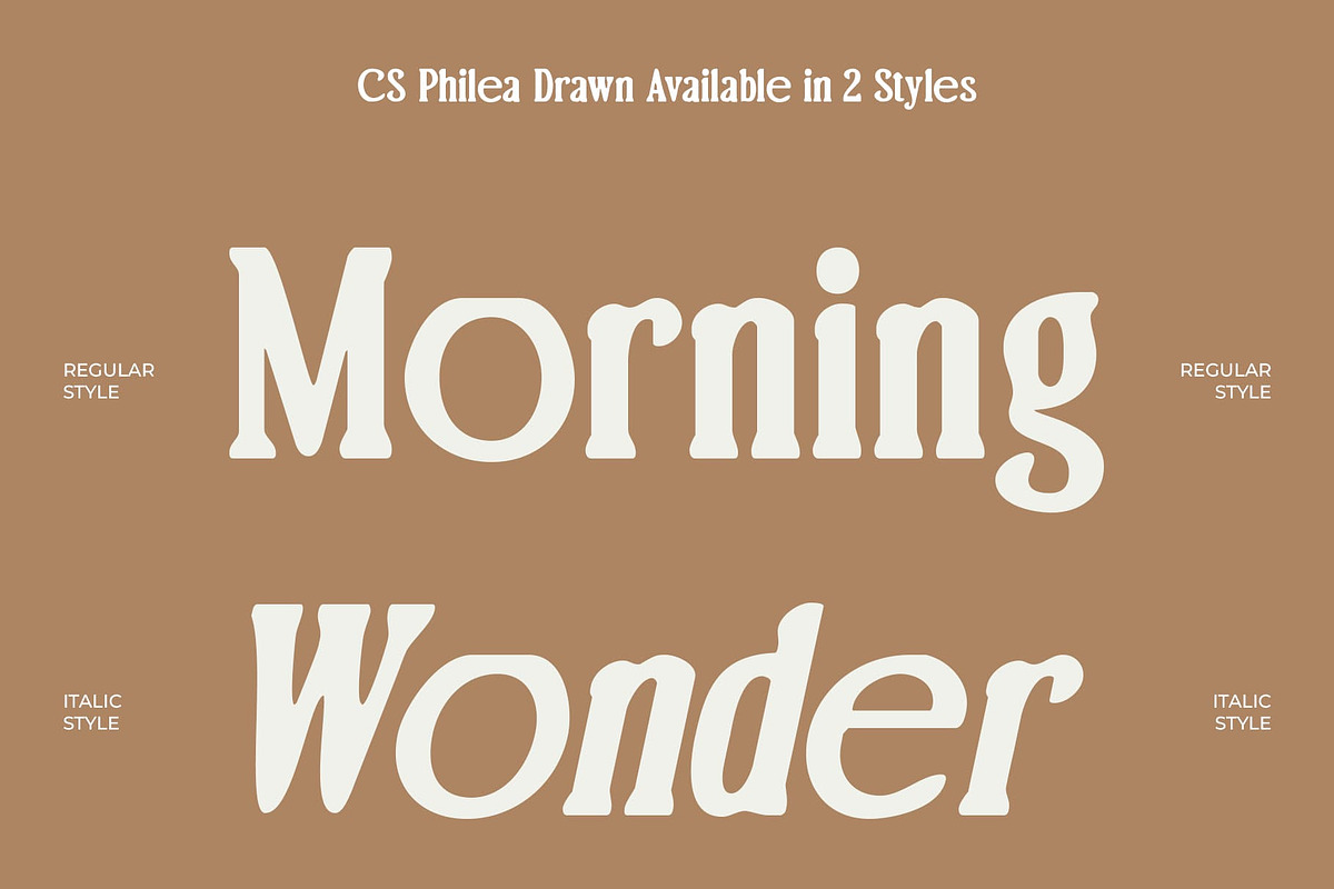 CS Philea Drawn, a Serif Font by Craft Supply Co. (Photo 3 of 8)
