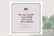 GRUNGE Social Media Quote Banners, a Social Media Template by Vova (Thumbnail 9 of 10)