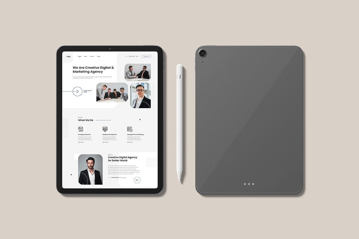iPad Tablet Mockup Bundles, an iPad Mockup by Graphic Aesthetic (Photo 10 of 22)