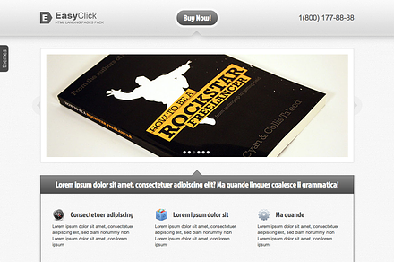 EasyClick HTML Landing Page