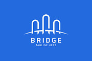 Abstract Linear Bridge Logo Business, a Branding & Logo Template by Signatoro (Thumbnail 2 of 3)