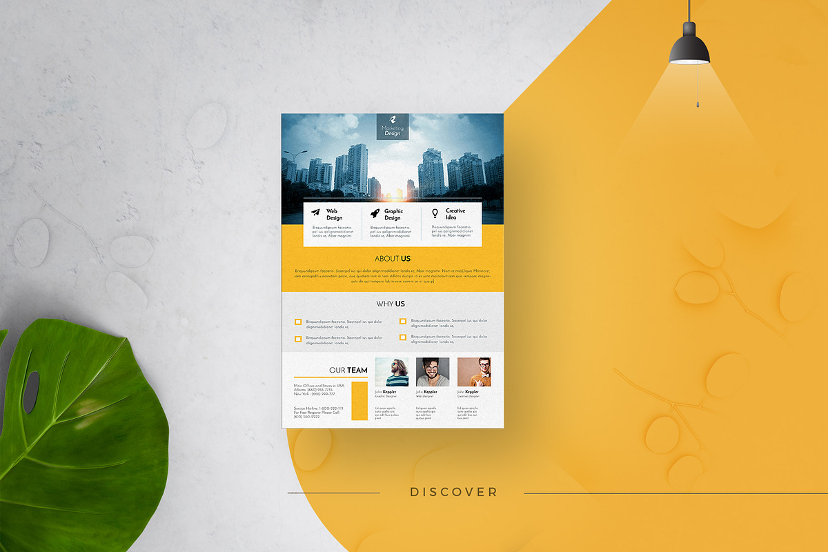 Corporate Flyer Vol.33, a Flyer Template by Ahsanjaya (Photo 2 of 4)