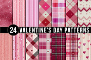Valentine's Day Patterns, a Pattern Graphic by DreamArtGraphic (Thumbnail 1 of 5)