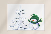 Christmas snowmen & gnomes, an Illustration by Jeanna Draw (Thumbnail 11 of 17)