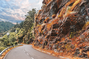 Mountain road in Asturias, a Transportation Photo by SkyNext