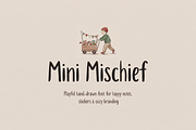 Mini Mischief | Hand-Drawn Font, a Handwritten Font by gafaroff studio (Thumbnail 1 of 5)