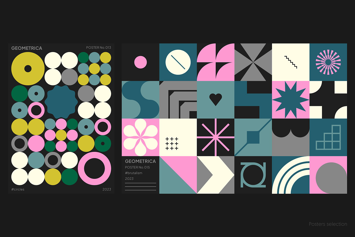 Geometrica Vol.1 – Vector Shape Kit, an Object Graphic by Léo Alexandre (Photo 11 of 16)