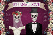 Eternal Love. Vintage low poly set, an Object Graphic by Satika (Thumbnail 1 of 10)