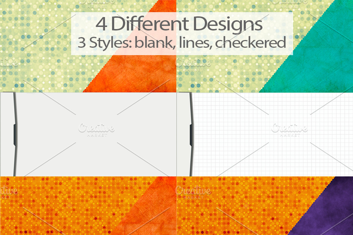 12 Notepads 4 x 4, a Stationery Template by Art Cascadea (Photo 2 of 2)