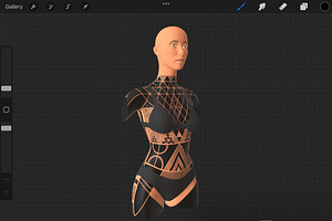 Procreate 3d Model - Torso Female