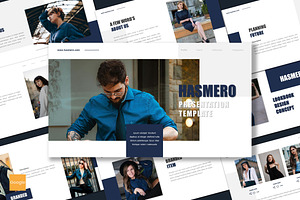 Hasmero - Google Slides Template, a Design Template by inspirasign