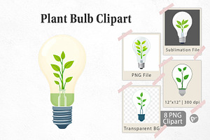Plant Bulb Clipart, a Graphic by Artnoy
