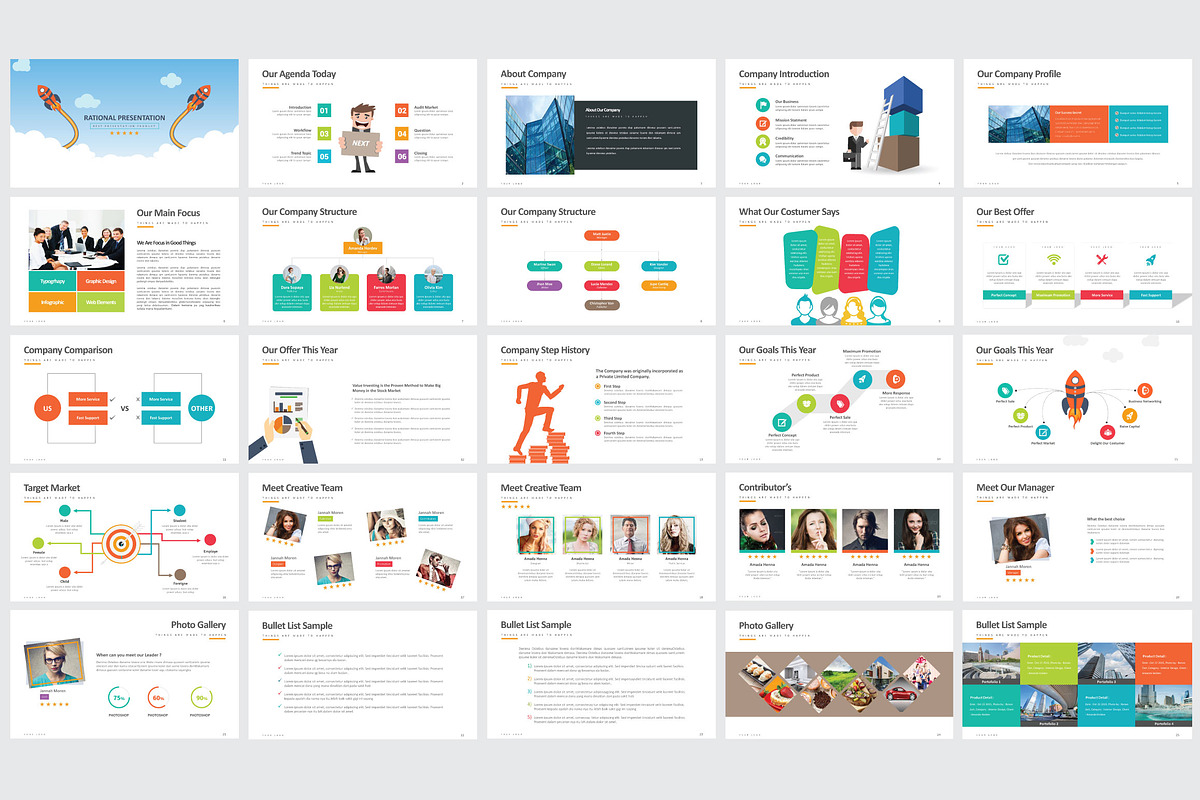 Rational Keynote Template, a Presentation Template by DesignCorner (Photo 2 of 5)