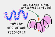Groovy Shapes & Doodle Flowers, a Decorative Illustration by Luamor (Thumbnail 12 of 12)