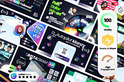 3D Digital Product Mock Up Canva, a Social Media Template by Virall (Thumbnail 2 of 10)