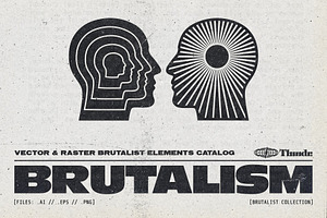 BRUTALISM 400 Brutalist Vectors