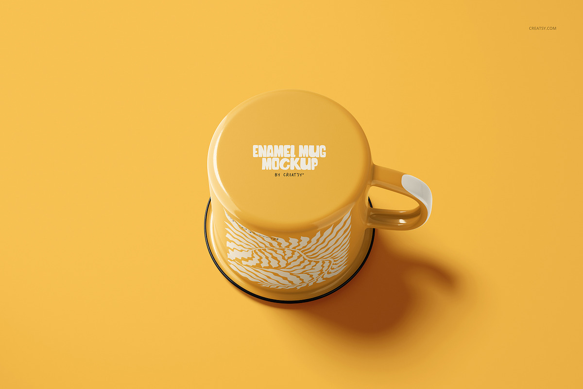 360ml Enamel Mug Mockup Set, a Cups & Container Mockup by creatsy5 (Photo 25 of 30)