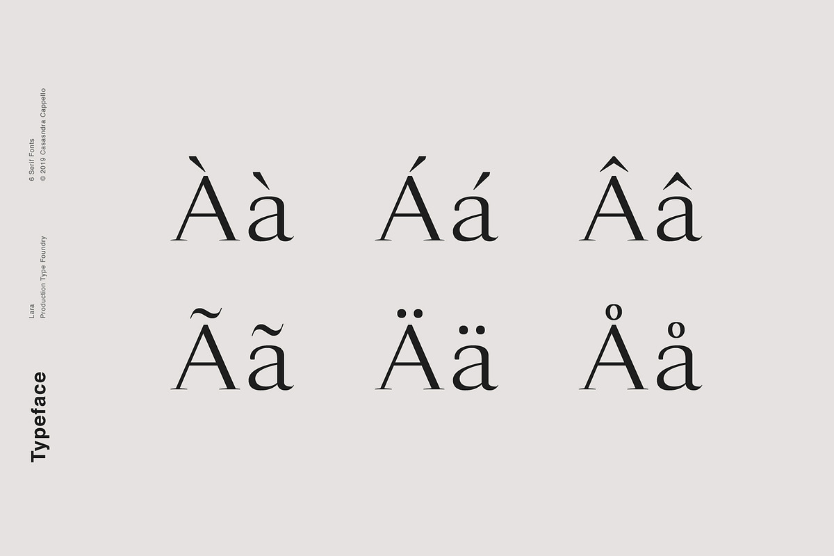 Lara - Sophisticated Serif Typeface preview 4