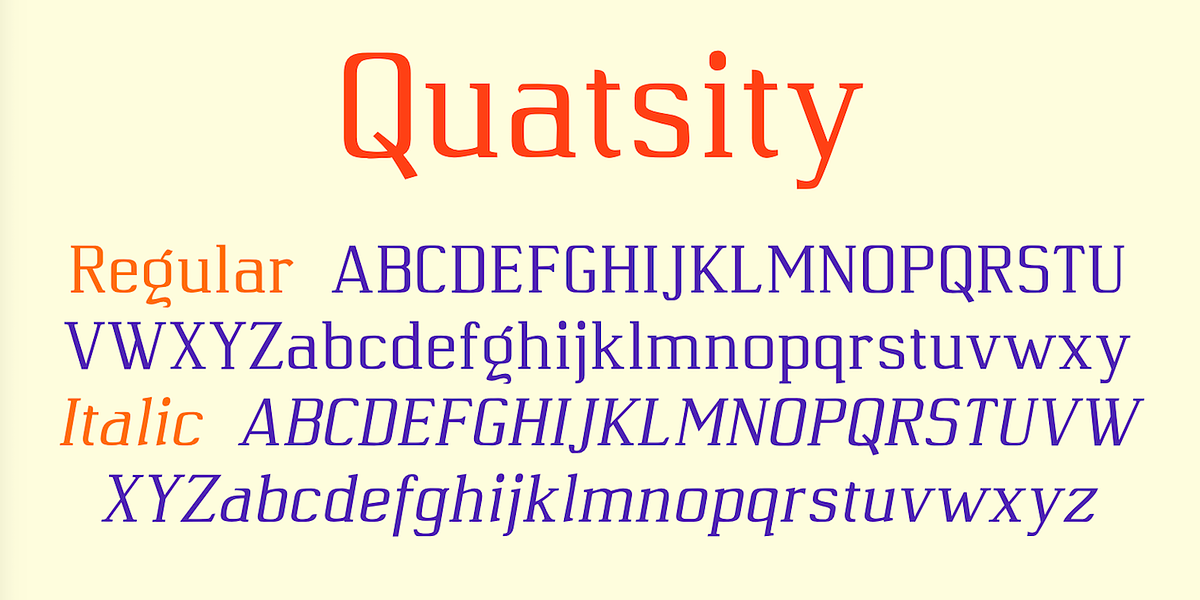 Quatsity, a Serif Font by Ingrimayne Type (Photo 5 of 8)
