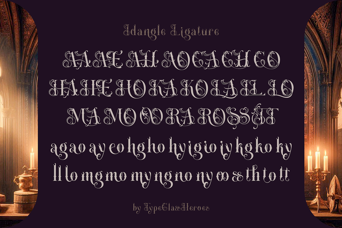 Idangle -Decorative Serif, a Serif Font by TypeClassHeroes (Photo 10 of 10)