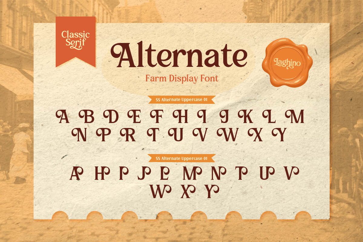 Laghino, a Serif Font by Artisan Themes (Photo 7 of 12)